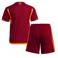 Camiseta AS Roma Primera Equipación Replica 2023-24 para niños mangas cortas (+ Pantalones cortos)